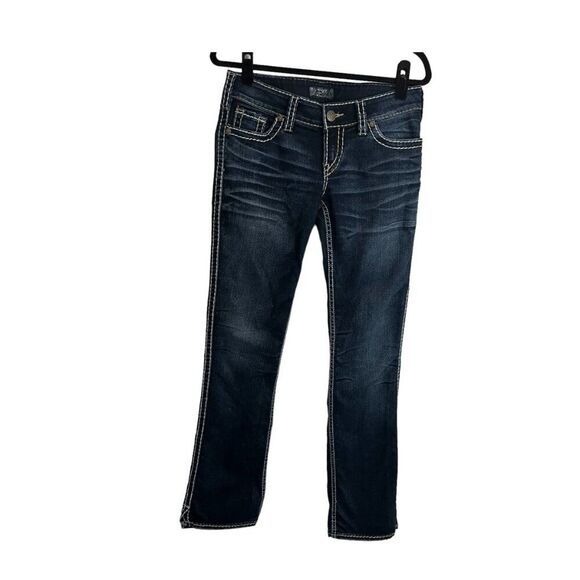 SILVER McKenzie Slim Bootcut Jeans Low Rise Flap Pockets Womens Size 29x32L - Picture 1 of 12